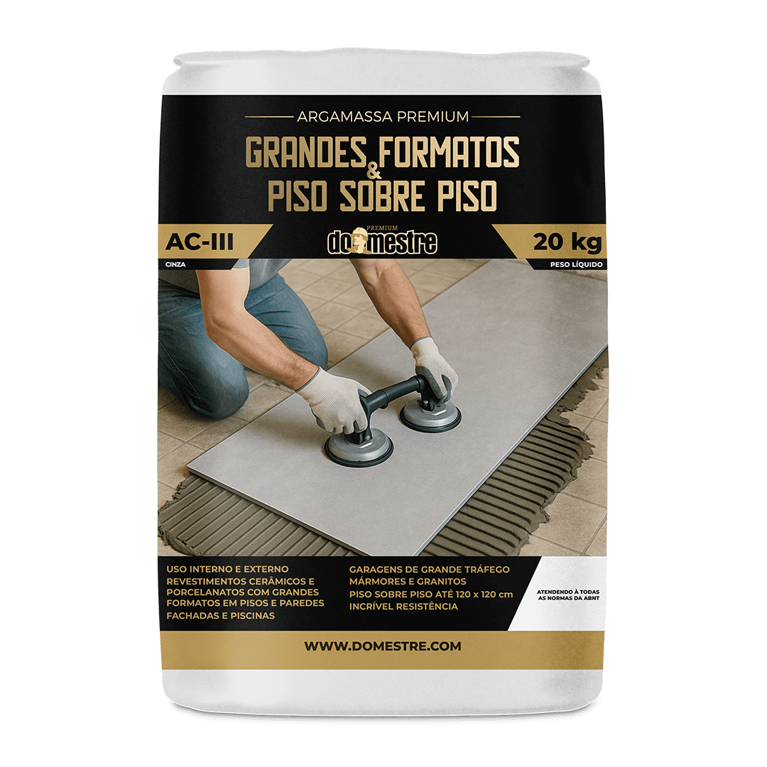 ARGAMASSA COLANTE - ACIII - GRANDES FORMATOS E PISO SOBRE PISO (20kg) - PREMIUM