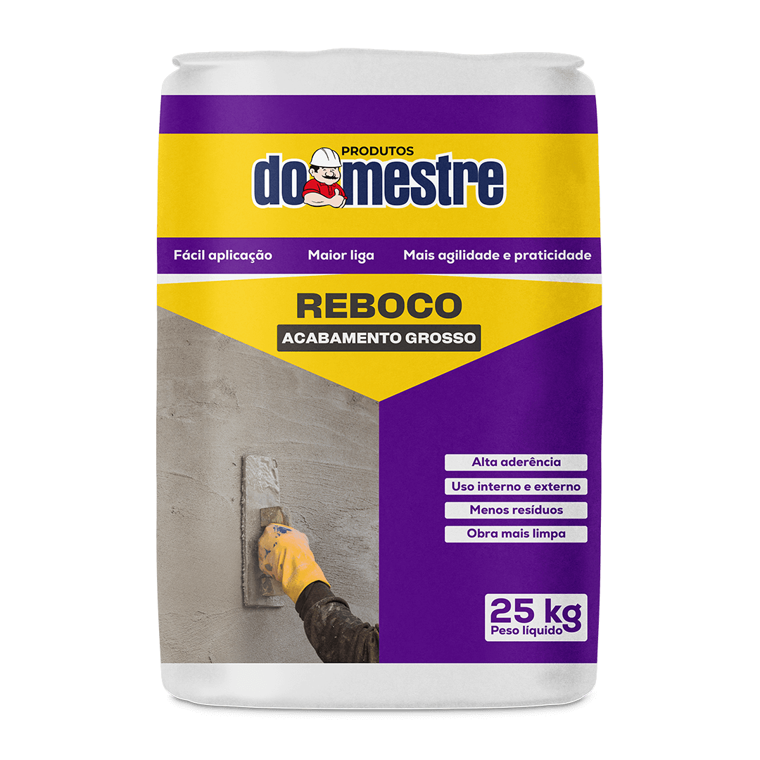 Reboco - Acabamento Grosso (25kg)