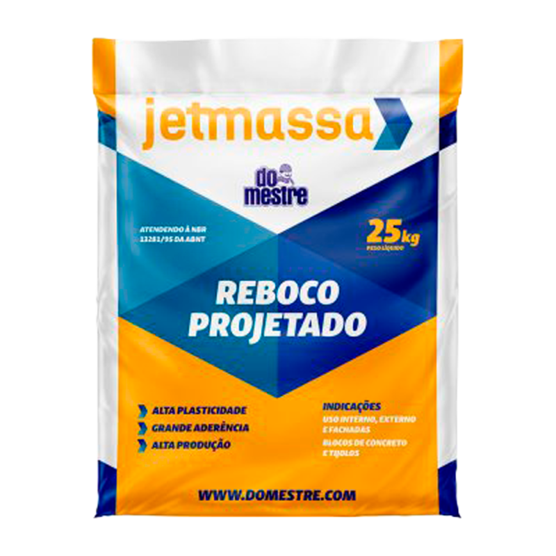 REBOCO PROJETADO JETMASSA (25KG)