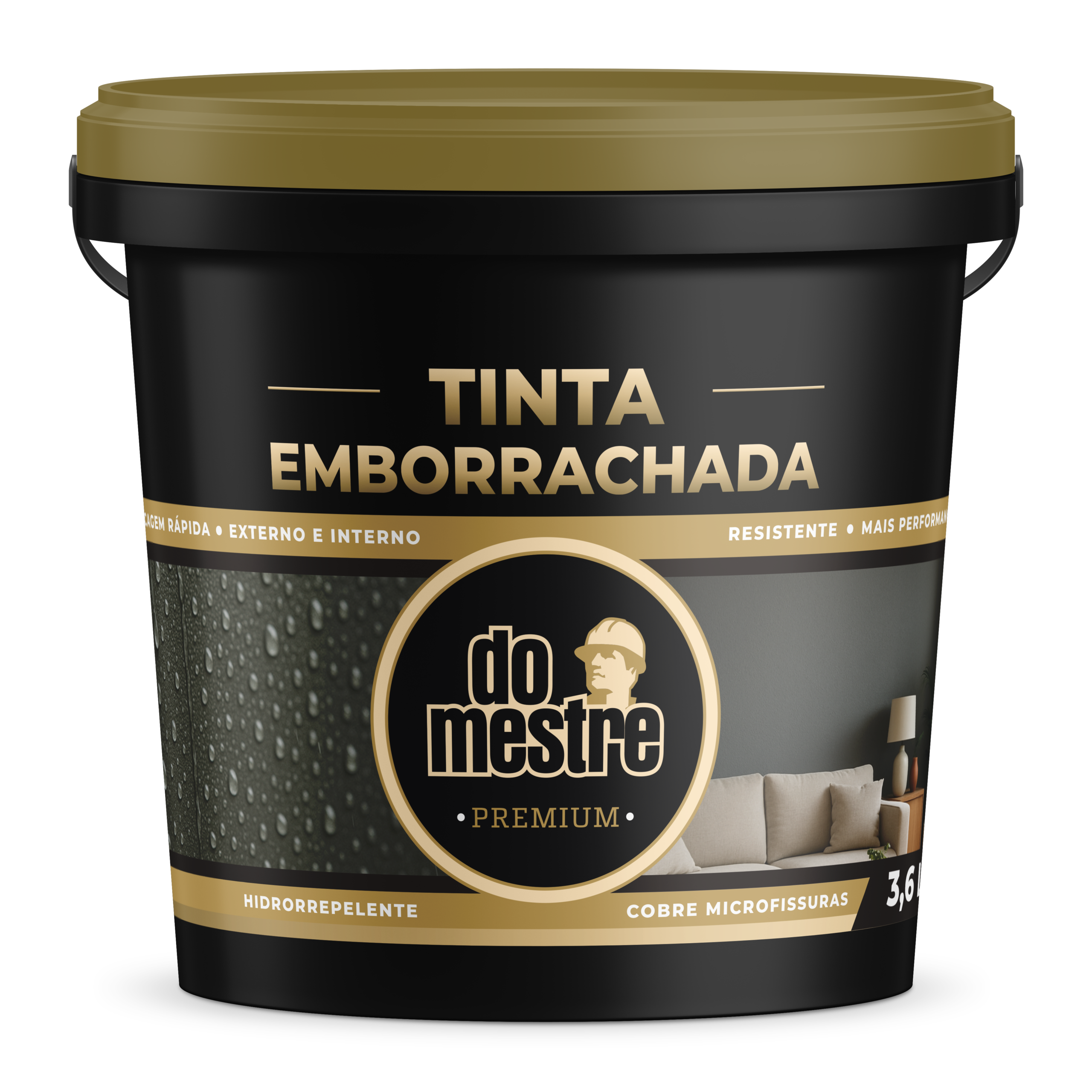 TINTA EMBORRACHADA (3,6L) - PREMIUM